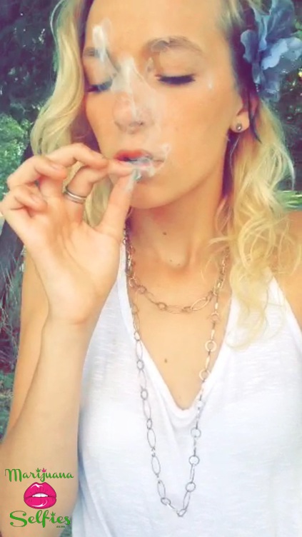 Megan Katherine Selfie No. 1342 - Marijuana Selfies