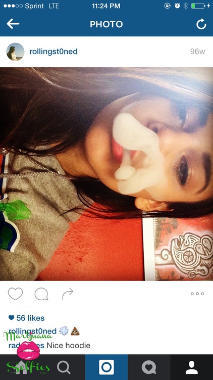Vanessa Quintana Selfie No. 2065 - Marijuana Selfies