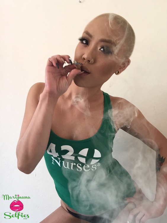 Sharon Yum Selfie No. 2301 - Marijuana Selfies