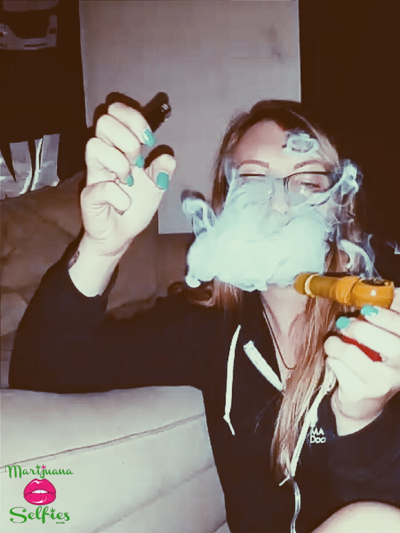 Christine  Cerny Selfie No. 516 - Marijuana Selfies