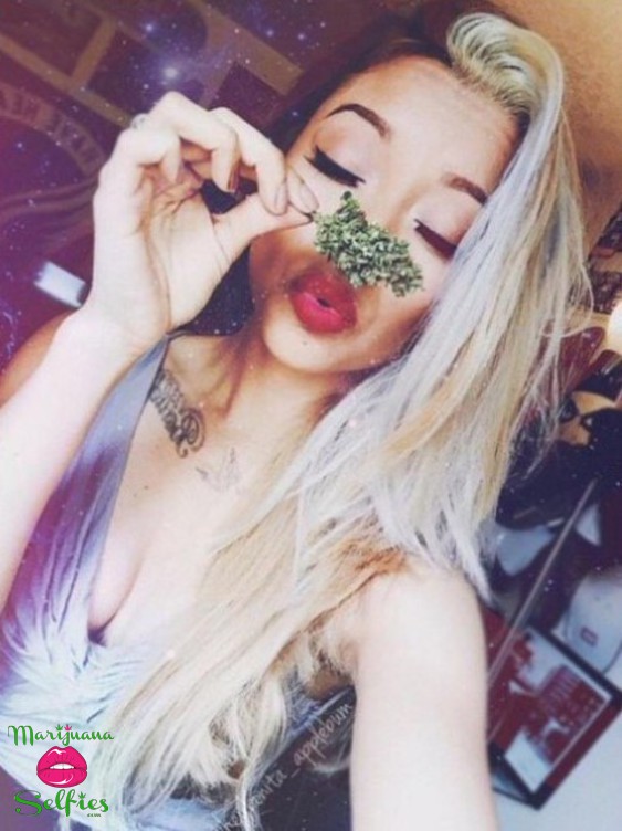 Janet Dahl Selfie No. 8165 - Marijuana Selfies
